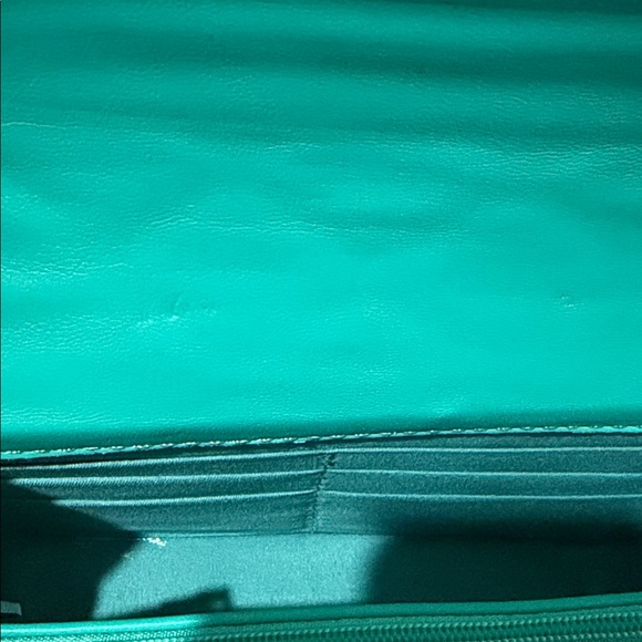 Badgley Mischka Turquoise Green Quilted Mini crossbody Bag - Picture 9 of 9